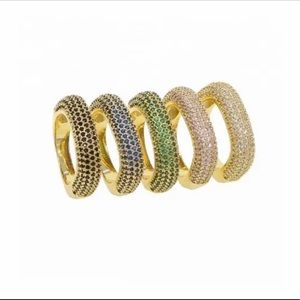 Multiple colors rounded square ring